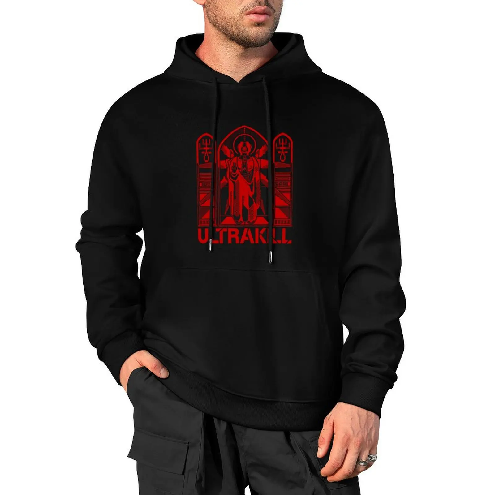 Ultrakill v2 - Gabriel Ultrakill Pullover Hoodie japanese style men's sweat-shirt autumn new products big size hoodie