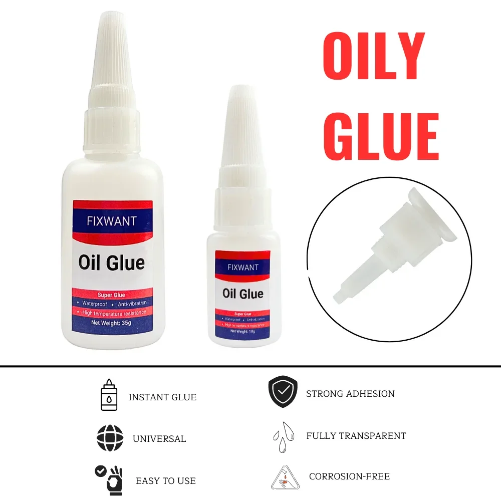 Universal  High Strength Oily Glue Welding Super Adhesive for Plastic Wood Rubber Ceramics Metal and More 10g / 35g