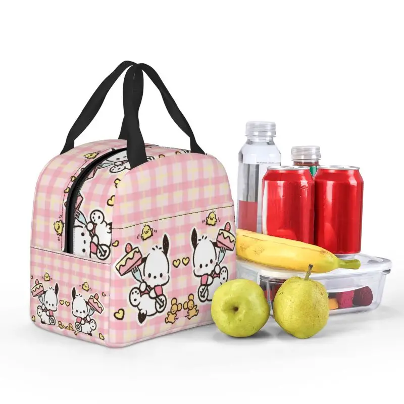 Borsa per il pranzo con isolamento termico del fumetto personalizzato borsa per il pranzo portatile da donna Sanrio per la conservazione dei viaggi