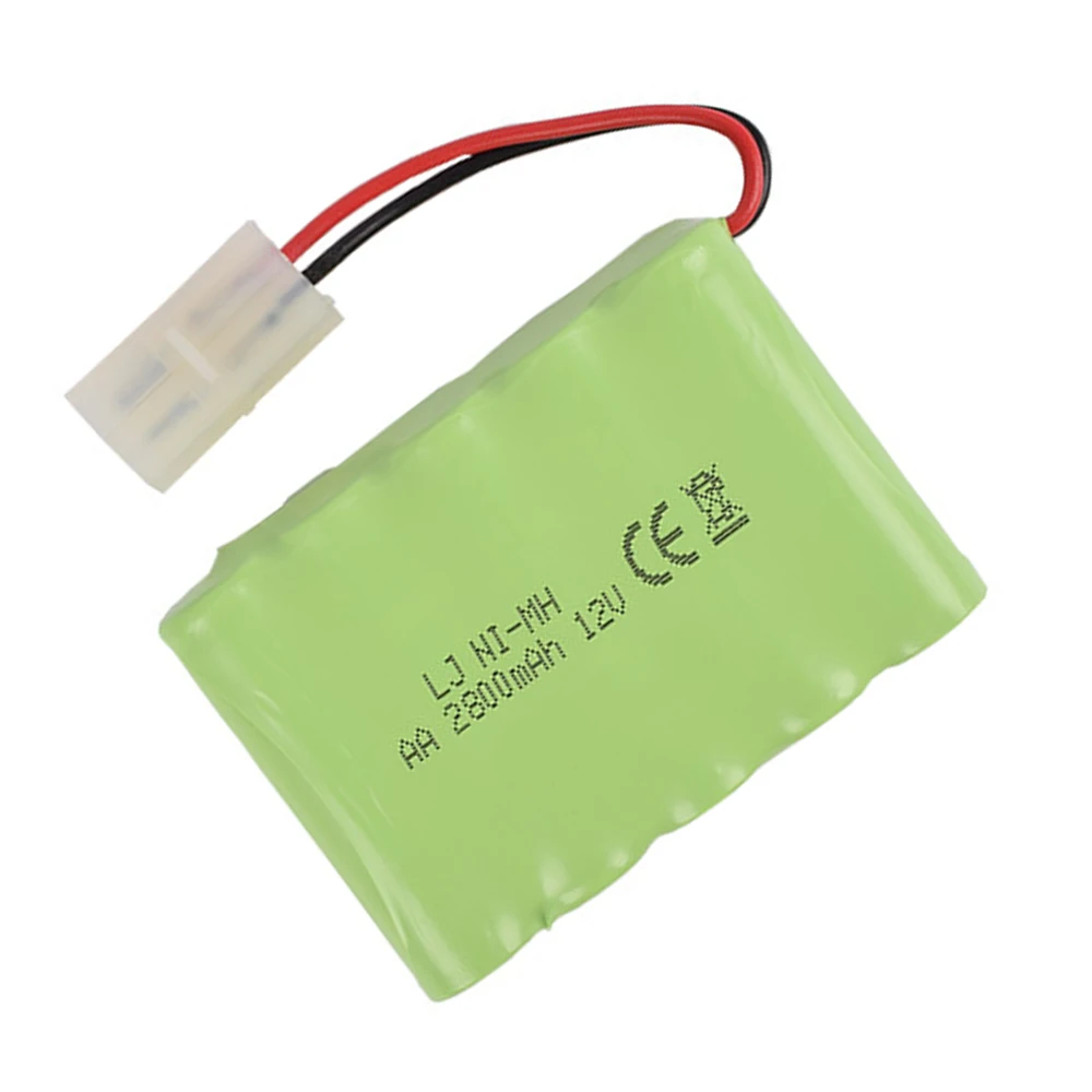 1-5PCS12V 2800mah akumulator NiMH do samochodzik zdalnie sterowany zbiorniki pociągi roboty pistolety do łodzi części Ni-MH AA 12 v akumulator X