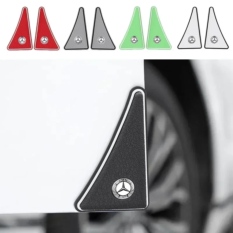 2pcs/set Car Door Protector Anti-collision Strip Sticker Corner Cover Accessories For Mercedes Benz W211 W204 W210 CLA GLA