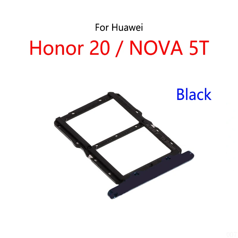 For Huawei Honor 20 / NOVA 5T New SIM Card Slot Tray Holder Sim Card Reader Socket