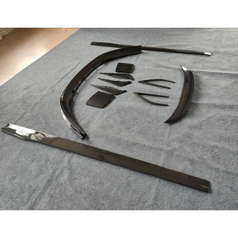 

For Ferrari California modification of carbon fiber H-style front bumper lip side skirts rear diffuser rear spoiler body kit
