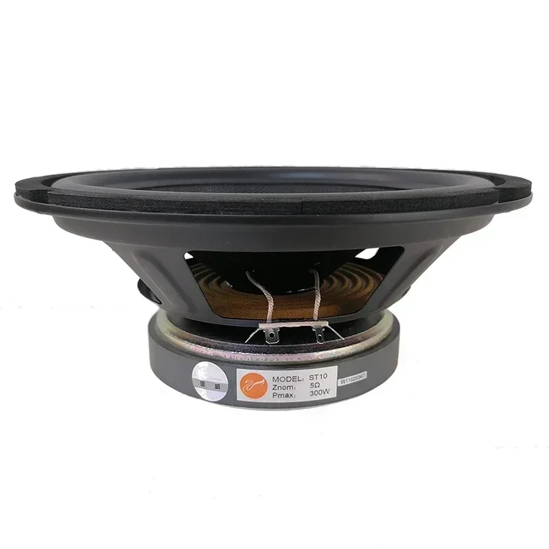 1 Piece Original HiVi ST10 10'' Subwoofer Speaker Driver Carbon Fiber Cone Deep Rubber Suspension 5ohm/300W Fs=15Hz D257mm