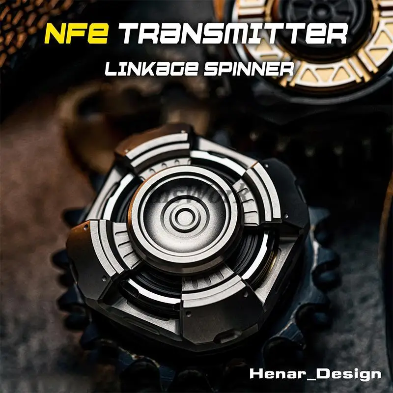 InsWork Wanwu EDC NFE Transmitter Linkage Spinner Ratchet Fingertip Gyroscope Decompression Toy