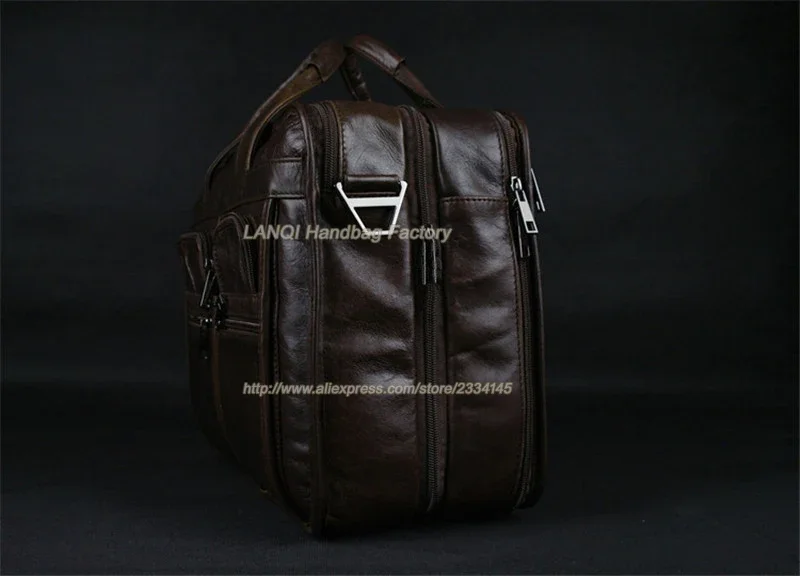 Sac d'affaires de luxe en cuir véritable pour hommes, étuis à bombes, sac messager, sac lancé pour hommes, étui à bombes pour ordinateur portable, livraison gratuite