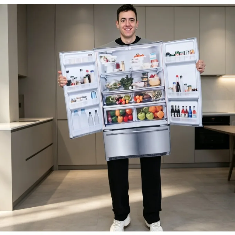 

Creative Refrigerator Costume – Smart Appliance Roleplay – Lightweight & Breathable – Perfect for Halloween Bar Party Cosplay