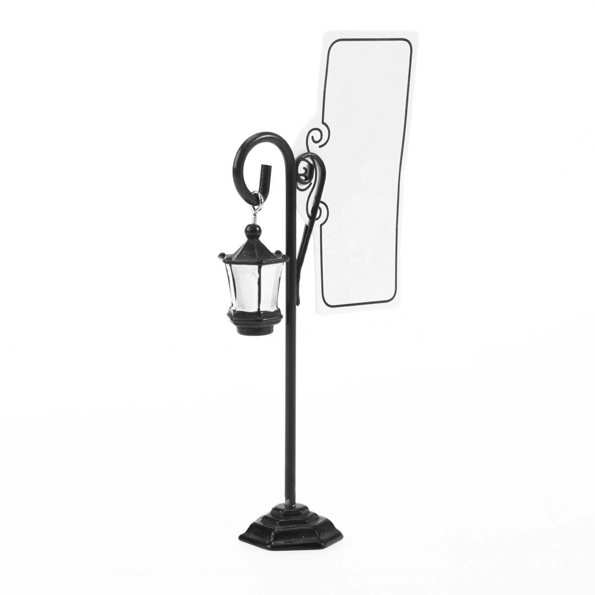 

2Pcs Road Lamp Style Note Clip Photo Stand Desktop Document Organizer for Events Photo Holder Clip Heart Holder