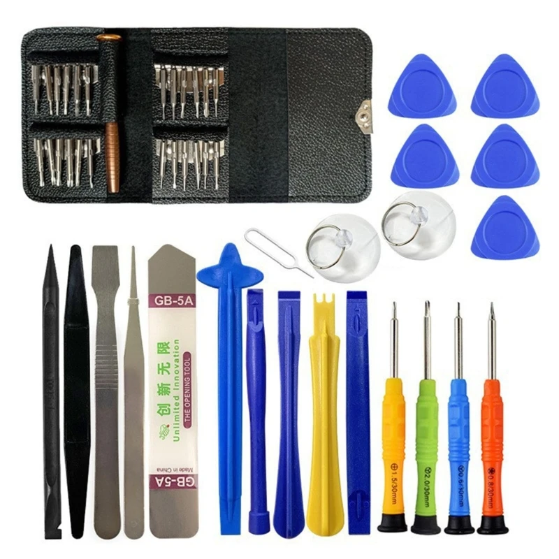 47 in 1 Precision Screwdriver Set, Magnetic Electronics Repair Tool Kit with Flexible Shaft and Extension Rod