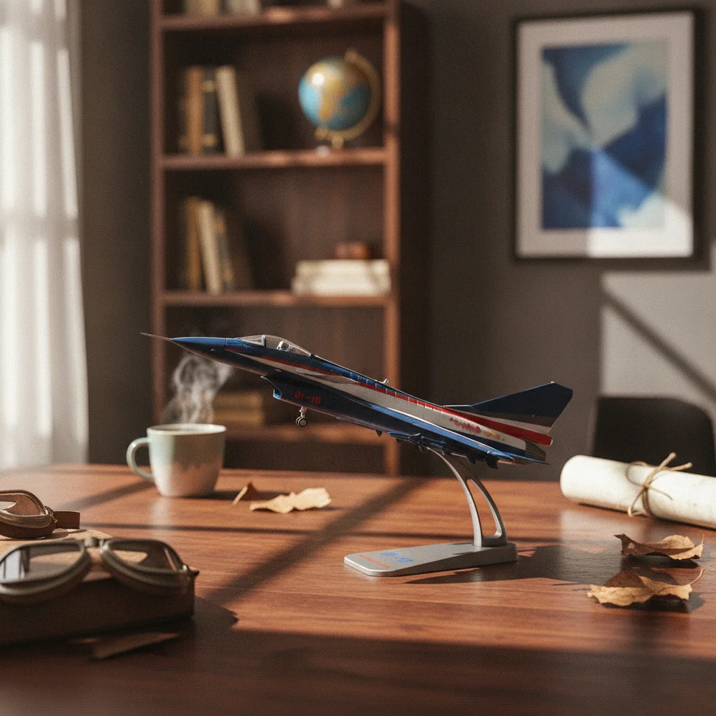 

Military Aircraft Figurine Easy to Display Static Collectible Jet Model for Home Office Shelf