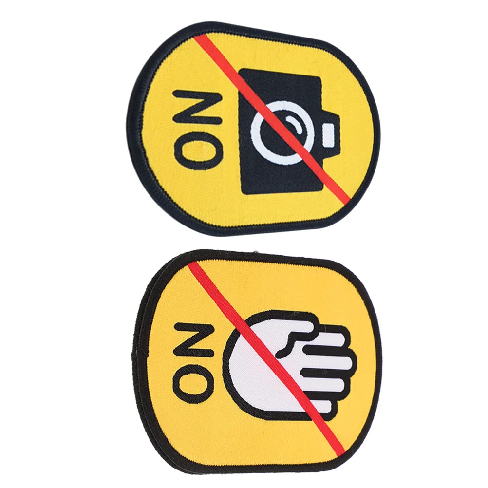 

2Pcs Warning Stickers Do Not Pet Leash Harness Dog Identification Patch Safety Label Dog Harness Patches