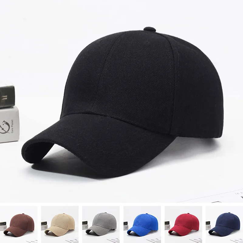Black Hat Solid Color Baseball ui Snapback Hat Casual Hat Suitable for Casual Gorras Hip Hop Dad Hat Men Women Unisex
