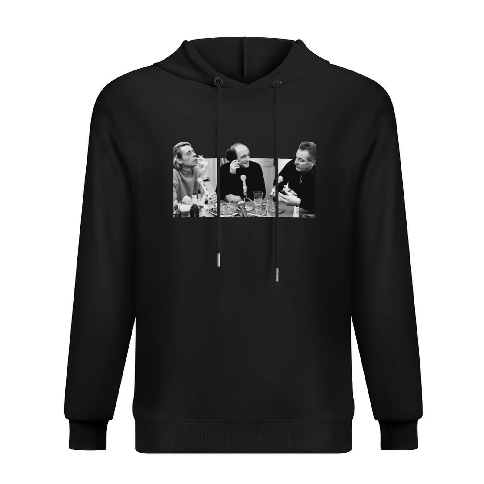 

Brel, Ferré, Brassens Hoodie japanese style mens designer clothes autumn clothes mens clothes hoodie for men