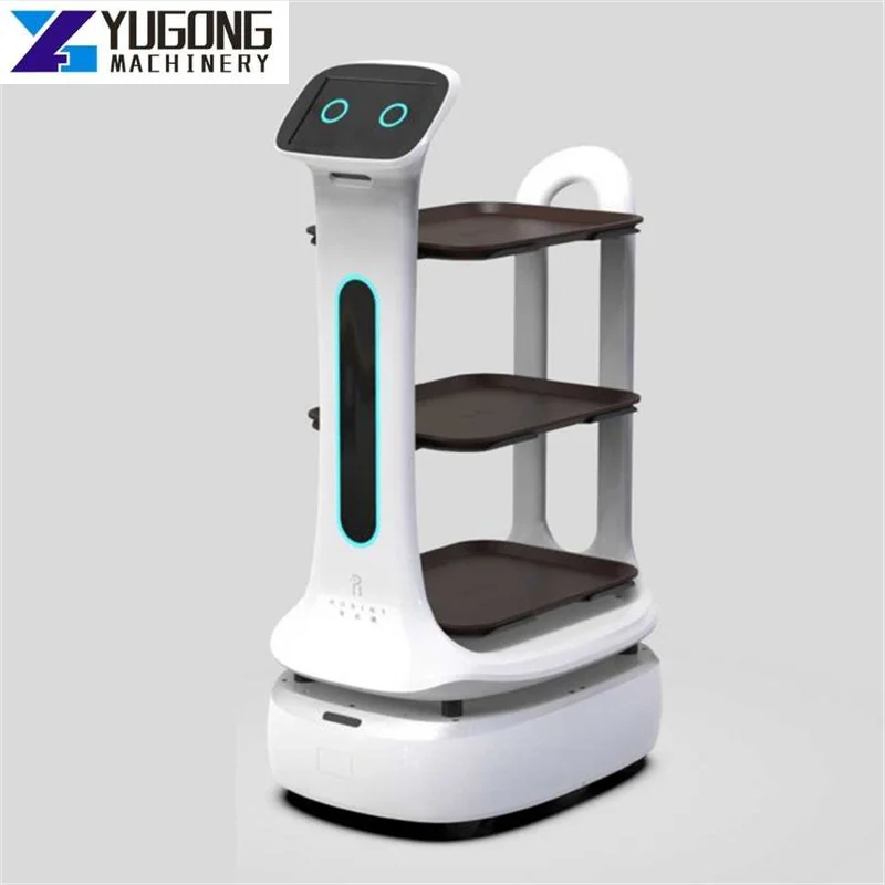 Artificial Intelligence Robot Restaurant Service Food Delivery Robot Restaurant Equipment Remote Control Waiter Robots Provided