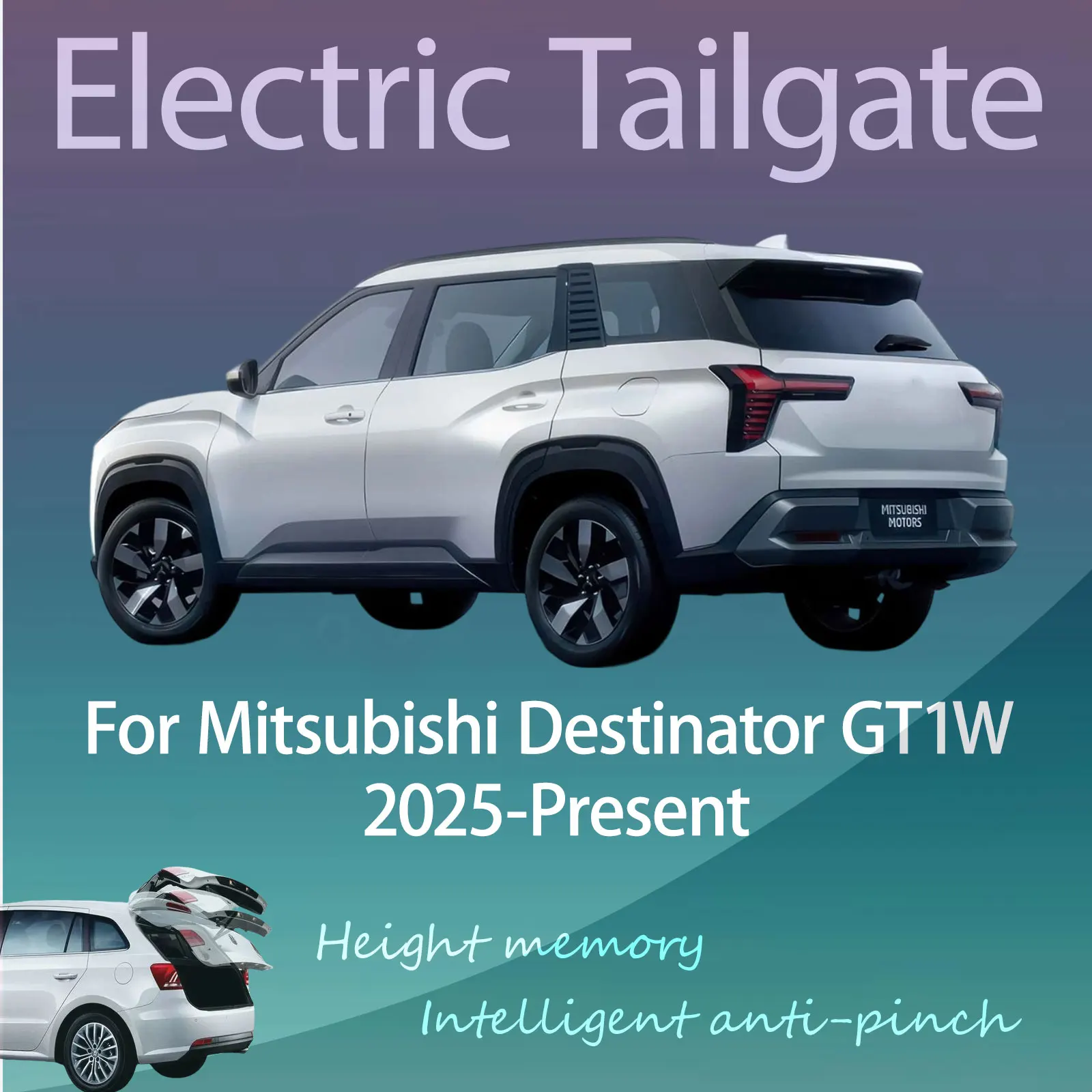 For Mitsubishi Destinator GT1W 2025-Present Electric Modified Tailgate Intelligent Height Automatic Lifting Key-Controlled