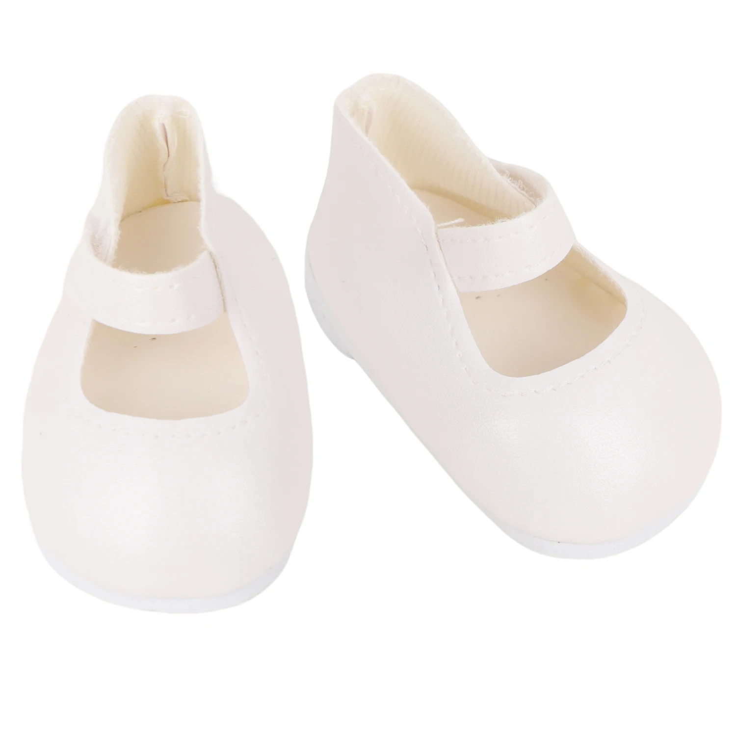 55 ซม.Reborn ตุ๊กตาสาว PU หนังตุ๊กตารองเท้าสีขาวน่ารักรองเท้าสําหรับ 223 นิ้ว Baby New Born ตุ๊กตาสาวหมีผ้าฝ้ายของเล่นของขวัญ