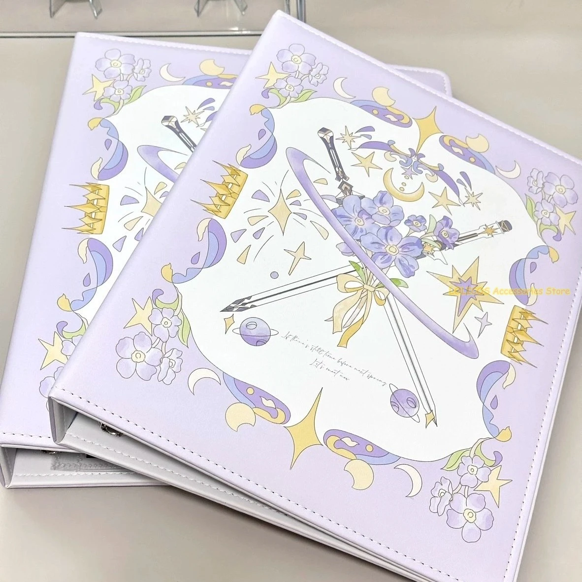 Anime Peripheral Xavier Love and Deepspace Cosplay Cartoon A5 Leather Card Book Small Card Storage Album Gift ﻿ - view 2