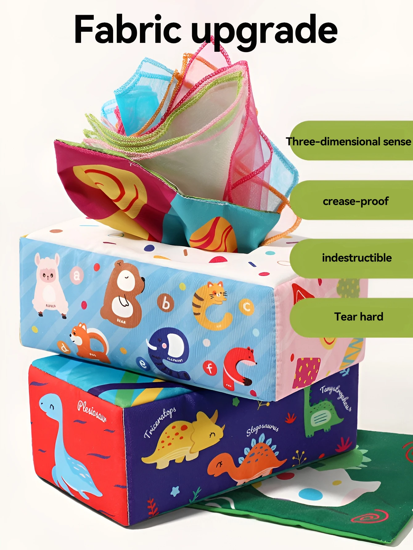 Lustiges Cartoon-Spielzeug aus unzerbrechlichem Stoff, Buchring, Papier-Taschentuchbox – Detail 2