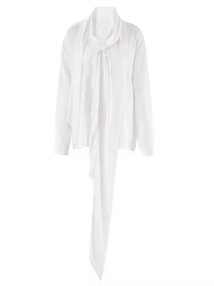 SuperAen, женская рубашка с длинными рукавами, весна-осень 2024, новый дизайн, нишевая полая верхняя рубашка с вышивкой