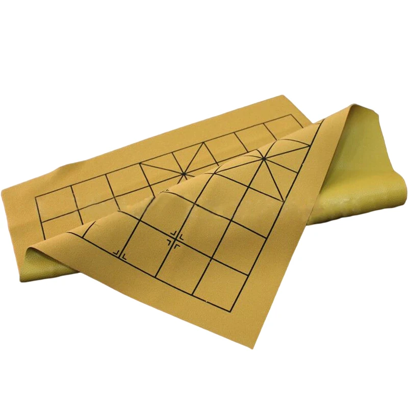 Weiqi Chess Board 19 Line International Standard Chinese Chess Game Go Game Chessboard Synthetic Leather One Side 44x48cm