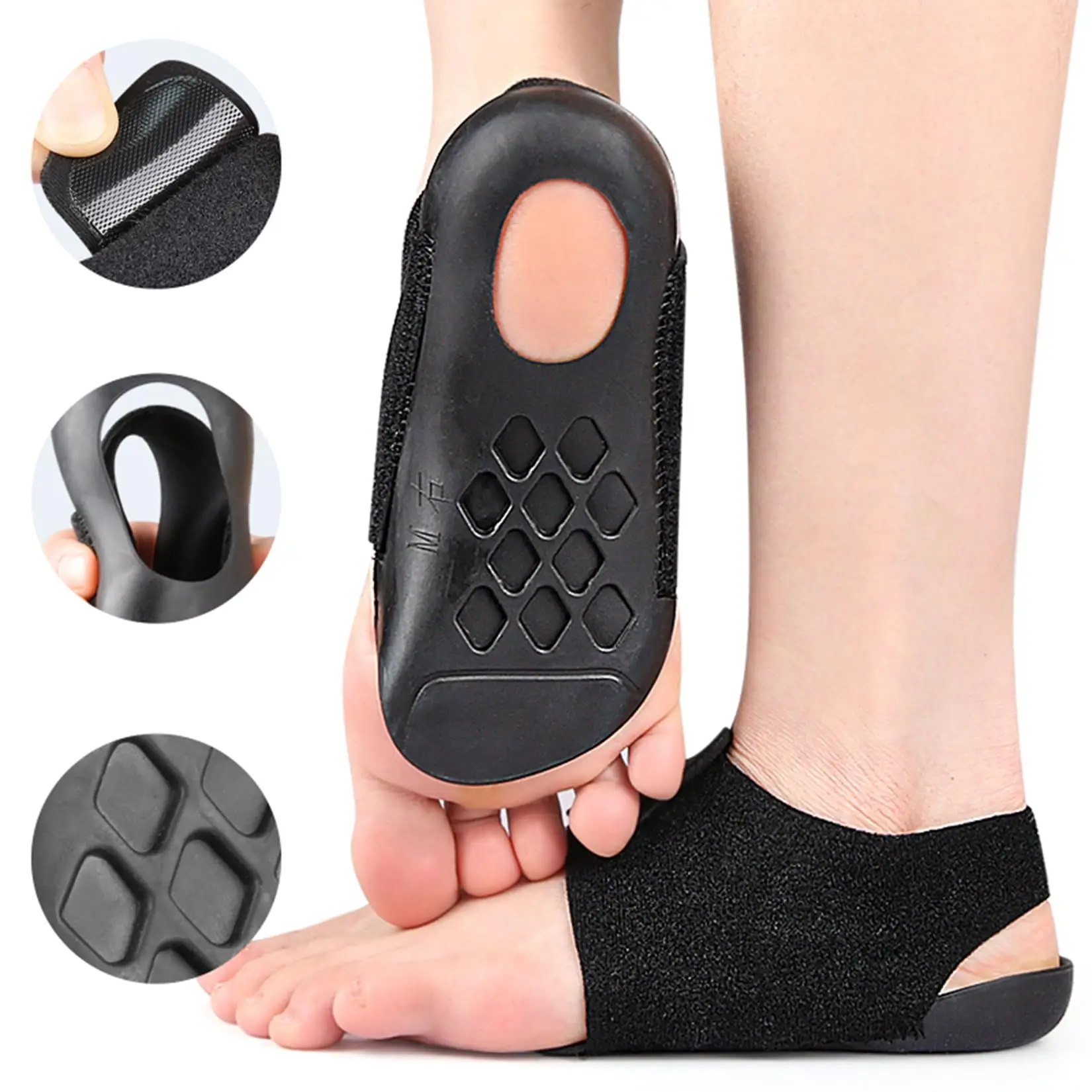 Plantar Fasciitis Relief Arch Support Heel Cup,Shoe Inserts Orthotics Insoles for Achilles Tendonitis,Flat Feet,Over-Pronation