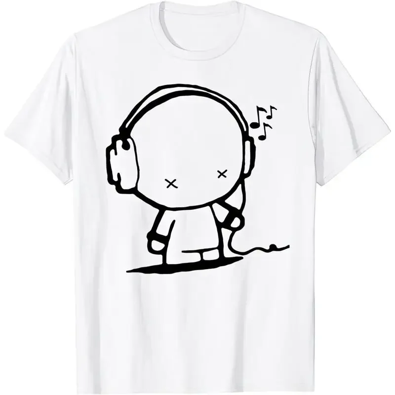 Music Man Headphones Party Pop Rock Dance Rap Punk Heavy Metal Motown T Shirt