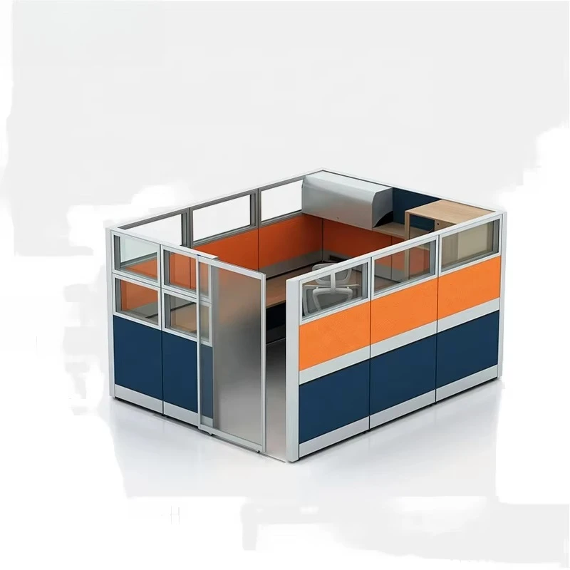 Modern Design and Durable Construction Office Cubicle Partition  Table for Workstation Staff with High Quality and Large Space