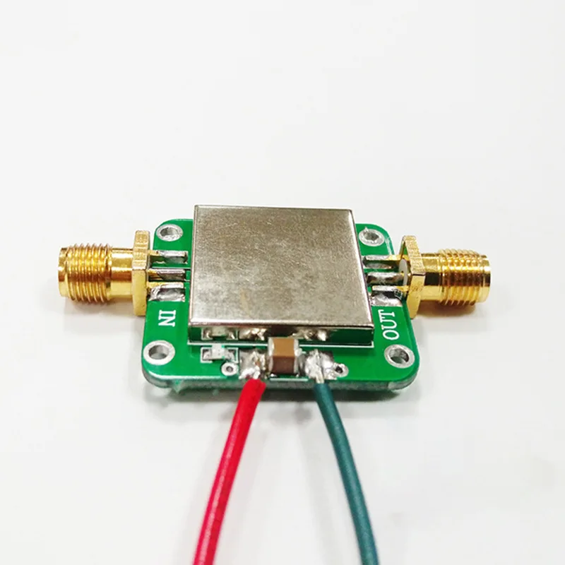 HackRF One Compatible RF LNA | 50M–6GHz 20dB Low-Noise Amplifier with USB Power
