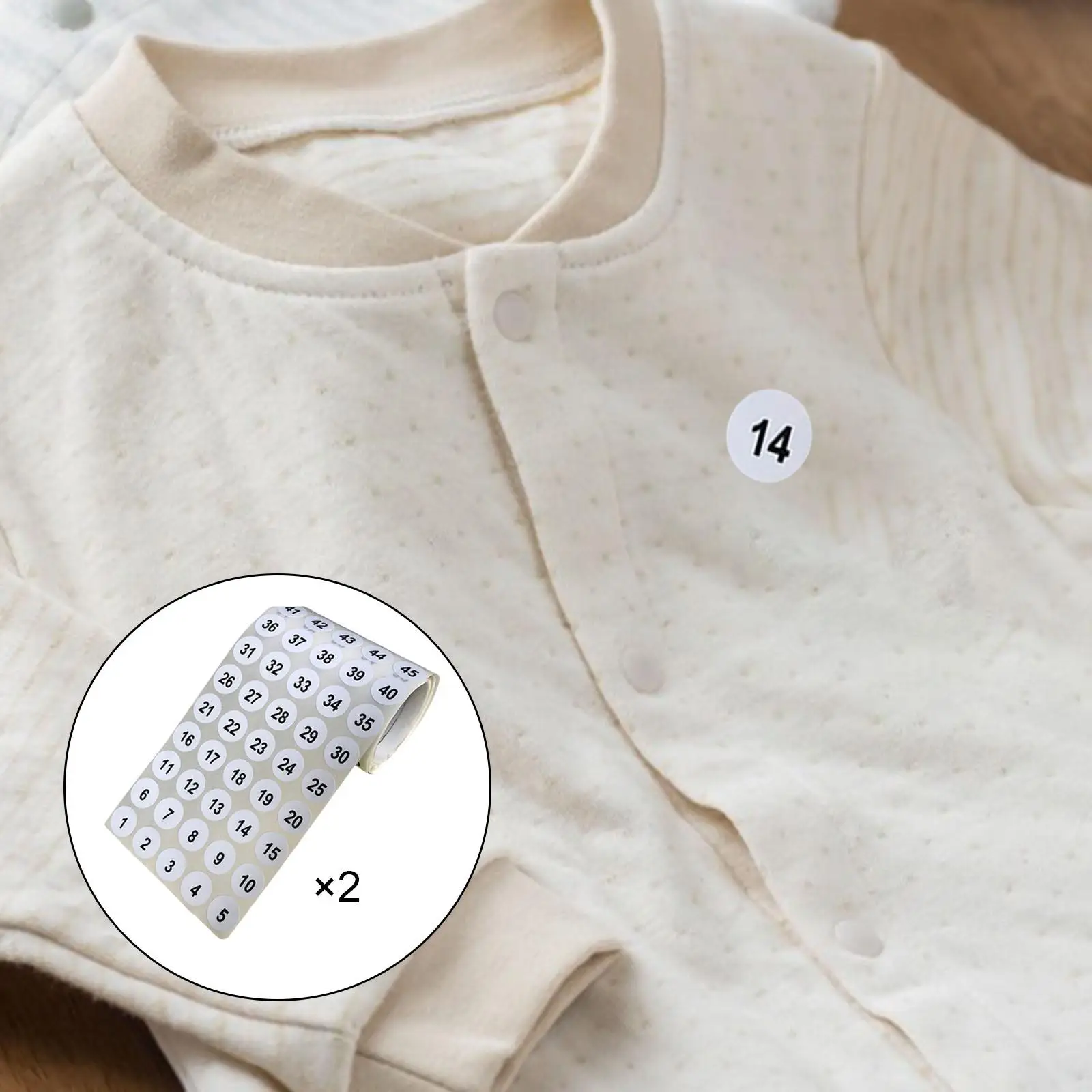 2 Vellen Nummer Stickers Zelf 1 Tot 100 Ronde Labels Voor Kantoordecoratie