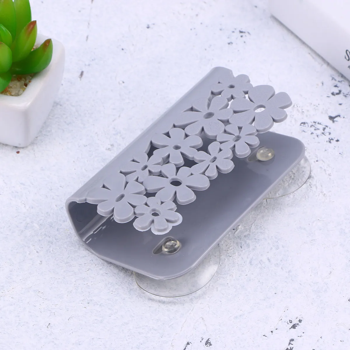 

Sponge Holder Brush Drain Rack Sink Organizer with Strong Suction Cups PP Material Dishwashing Drainer Rack for Kitchen Sink
