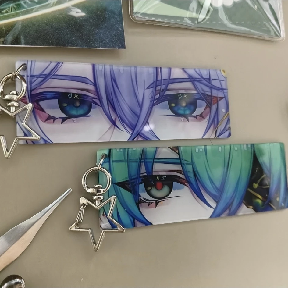 Pack 5 Porte-clés Figures Acrylique Hon Kai Castorice Anaxa Phainon - Pendentifs Décoratifs Pour Sac Et Clés