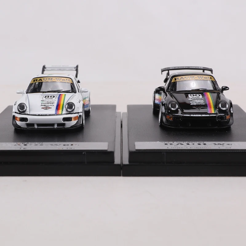 SW 1:64 RWB964 Widebody modified die-cast alloy simulation car model