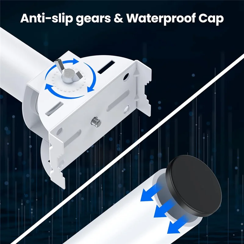 AB34-kit de montagem de suporte de ponte sem fio universal ajustável, para antena externa ponto a ponto ap ponto de acesso cliente 2 pacote