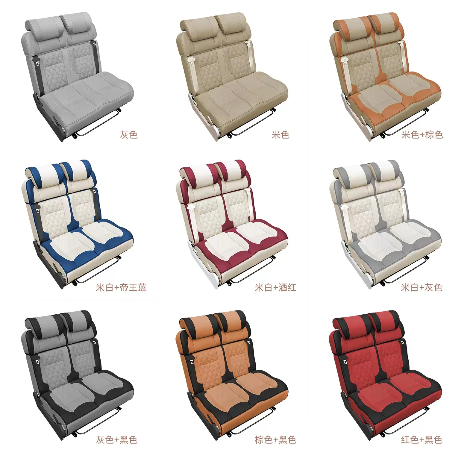 Car Interior Accessories Folding Car Seat Bed for RV MPV Motorhome Camper Van Caravan view 3
