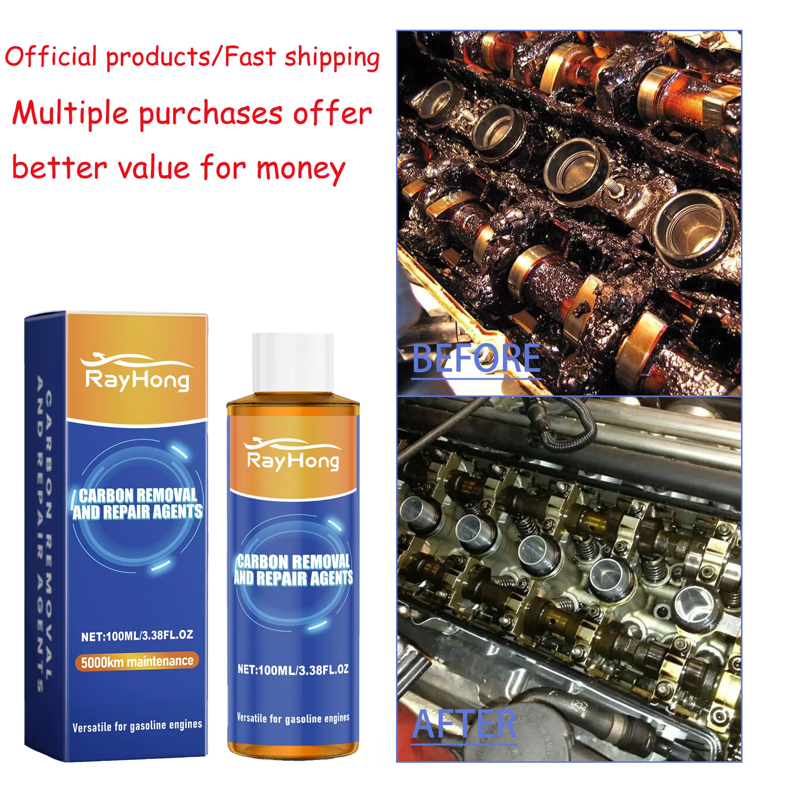 

Присадка в масло Rayhong для удаления нагара, снижения трения, уменьшения шума и восстановления производительности двигателя