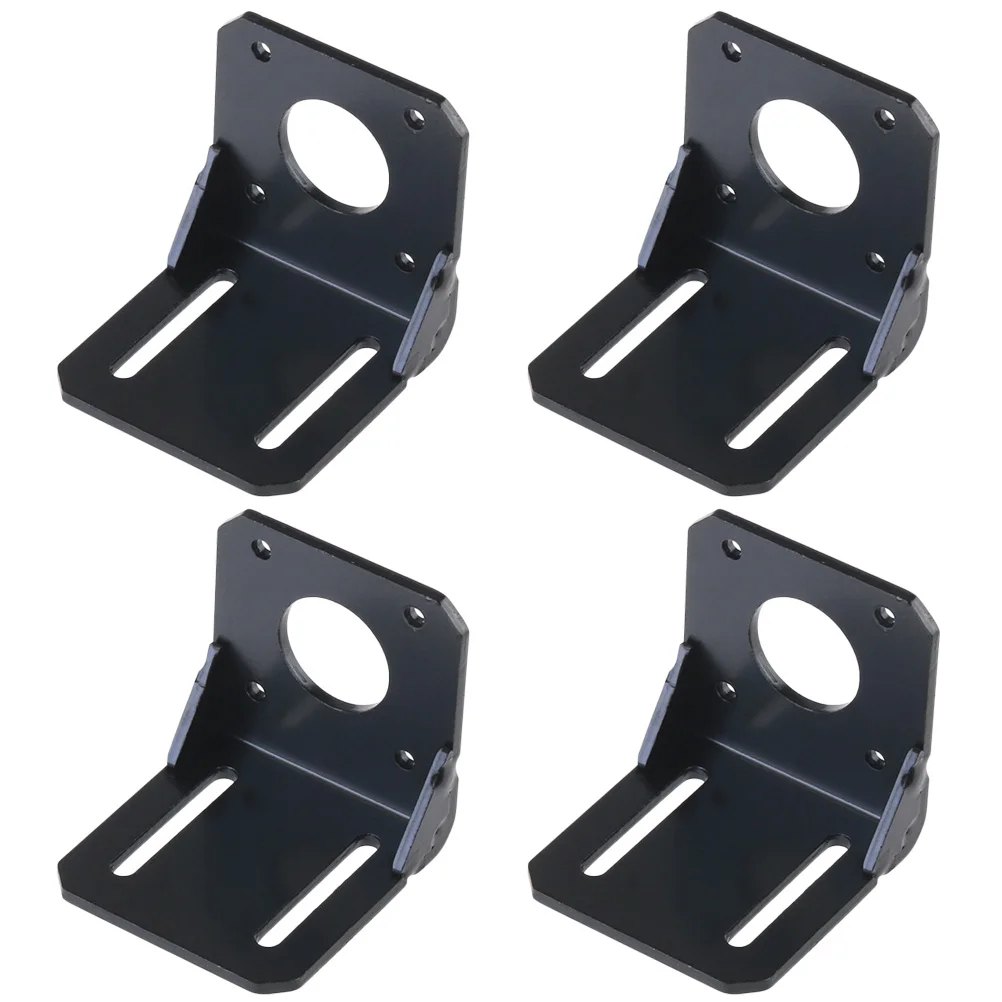

4pcs 3D Printer Motor Bracket L-Shaped Mounting Plate For 42 Stepping Motor Durable Replacement Part Universal Fit Extruder