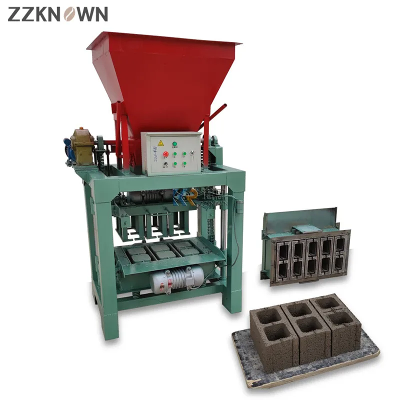 2022 Concrete Cement Brick Making Machinery Clay Brick Making Machine Automatic Block Forming Machine with Hopper