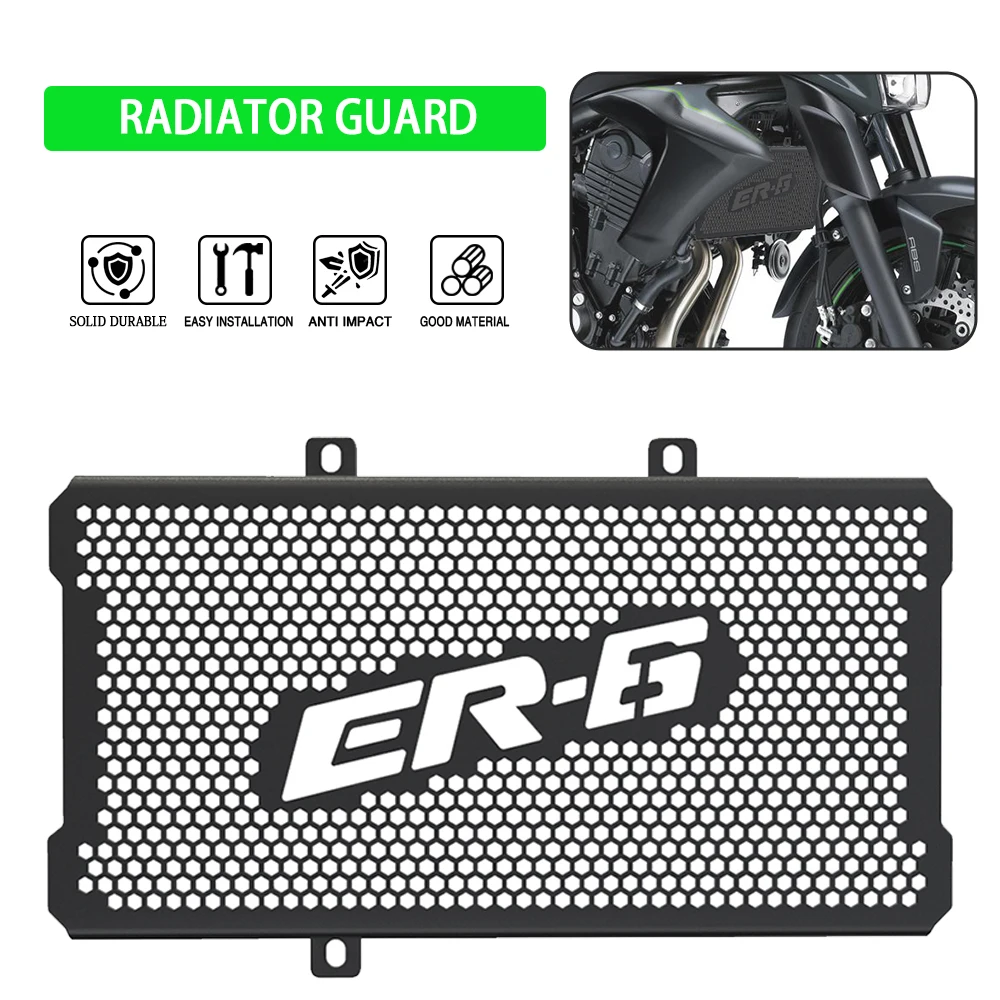 For Kawasaki ER-6N ER6N 2006 2007 2012 2013 2014 2015 2016 Motorcycle Accessories Radiator Guard Protector Grille Grill Cover