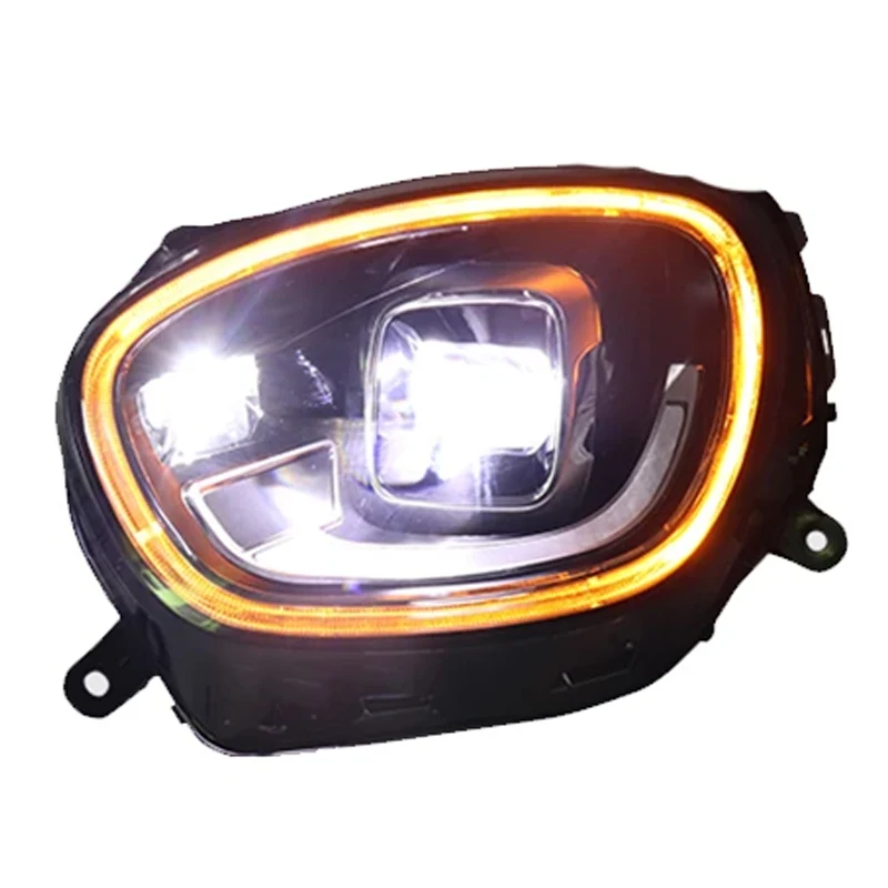 Lampada frontale per MINI Countryman F60 Faro LED 2017-2021 Fari F60 DRL Indicatori di direzione Abbaglianti Angelo Occhio Lente del proiettore
