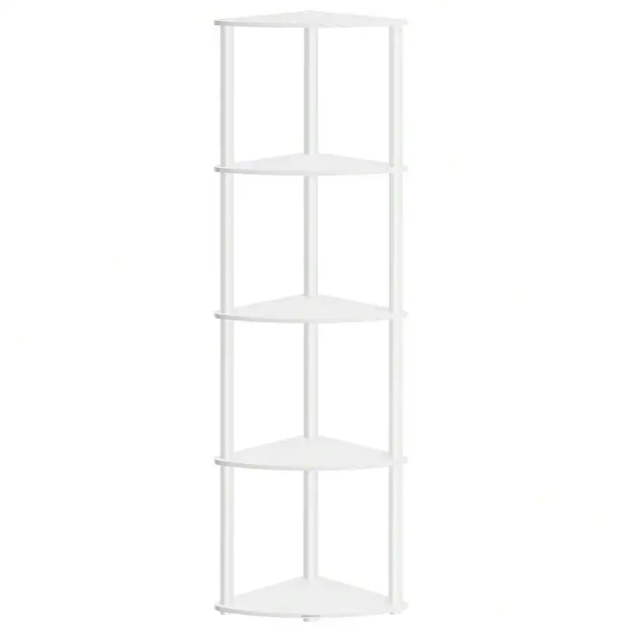 Superfast Toolless Assembly, Shelf, 5-Tier Standing Shelf, Shelf Stand, Living Room, Bedroom, Kitchen, 15 X 10.6 X 54.7 Inches