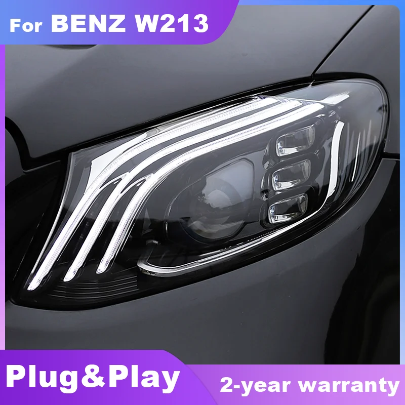 Car Front Lamps for Benz E-Class W213 FULL LED Headlights 2016-2020 E200 E260 E300 E350 LED DRL Dynamic Turn Singal Head Lamps