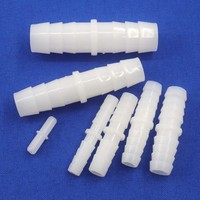 5~200pcs 3-14mm Food Grade Barbed PE Connectors Aquarium Fish Tank Air Pump Hose Joint Soft Water Pipe Equal Coupling Connector