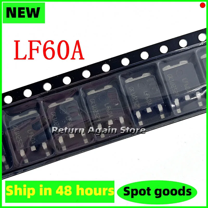 10 STKS/PARTIJ LF60ABDT-TF Zeefdruk LF60A TO-252 LF60ABDT