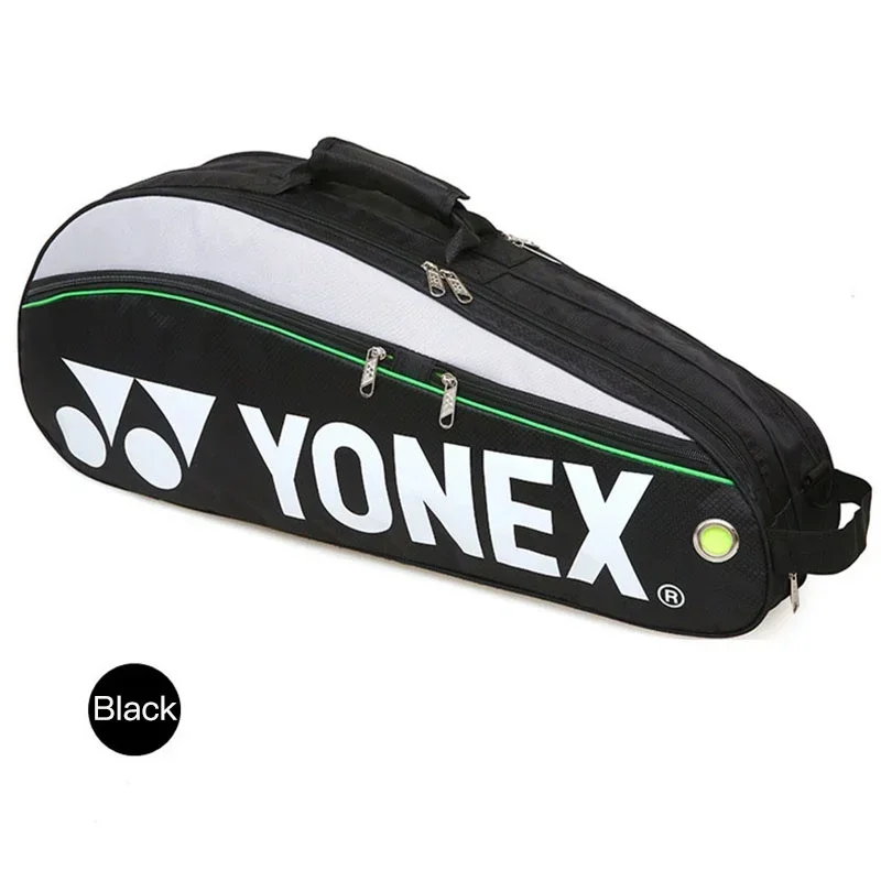 YONEX oryginalny torba do badmintona Max na 3 rakiety z przegródką na buty torba sportowa na mężczyźni lub kobiety 9332