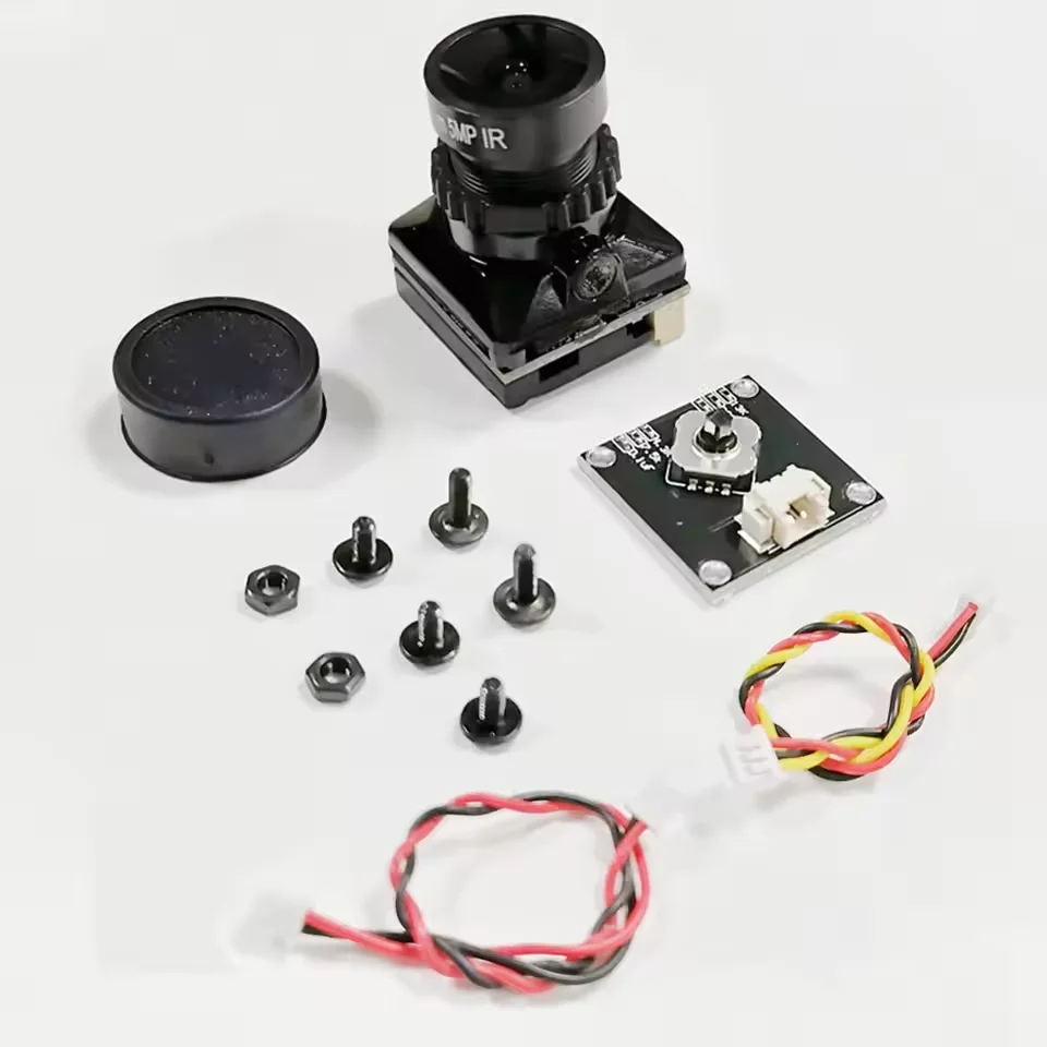 Mini FPV Camera 1800TVL 5MP 2.1mm 1/3 Inch HDR Sensor 19x19mm NTSC PAL Switchable for FPV Drone DIY Parts gallery 2