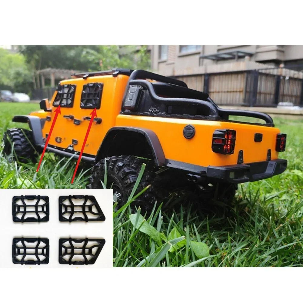RC Off Road Crawler Upgrade Accessory 1/8 Scale custom size for CROSSRC EMO X4 Window Protector Mood Decor Ornament Parts