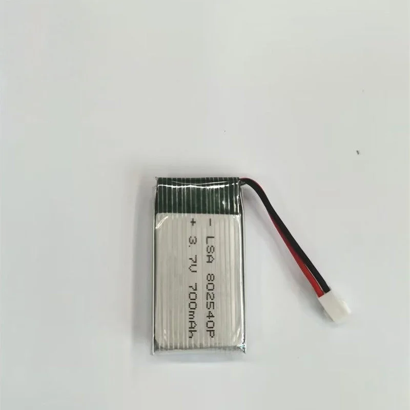 3.7V 700mAh Quadcopter 802540P Drone Battery High-Rate 25C Lithium Battery