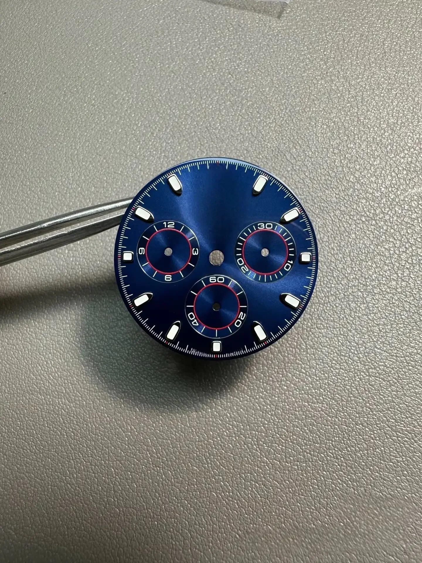 Customized Watch accessories 4130 4131 movement Blue dial compatible with Dtna series