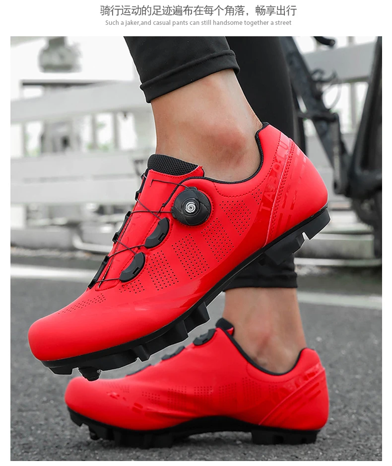 Rutschfeste Mountain-Offroad-MTB-Rennschuhe, atmungsaktive Fahrrad-Rennsport-Sportschuhe, professionelle Straßenrennen-Fahrradschuhe für Herren – Detail 18
