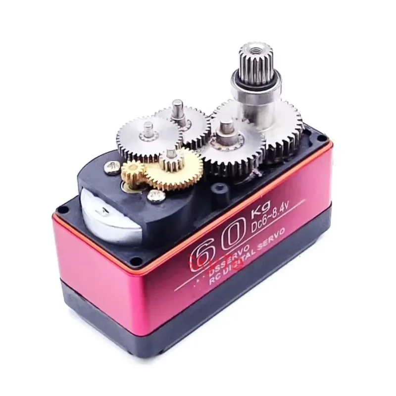per RC Robot Car 1/6 Axial SCX6 1/5 Redcat HPI Coppia elevata Impermeabile 60Kg 180 °   DS5160 Servo digitale con ingranaggi metallici